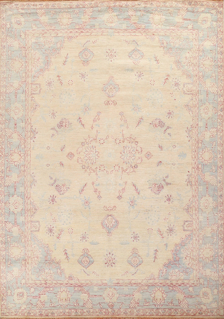 Vegetable Dye Muted Oushak Turkish Area Rug 8x10