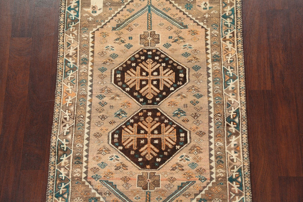 Wool Tribal Shiraz Persian Area Rug 4x6