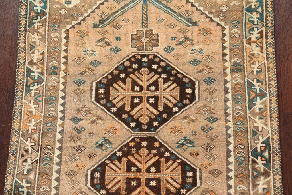 Wool Tribal Shiraz Persian Area Rug 4x6