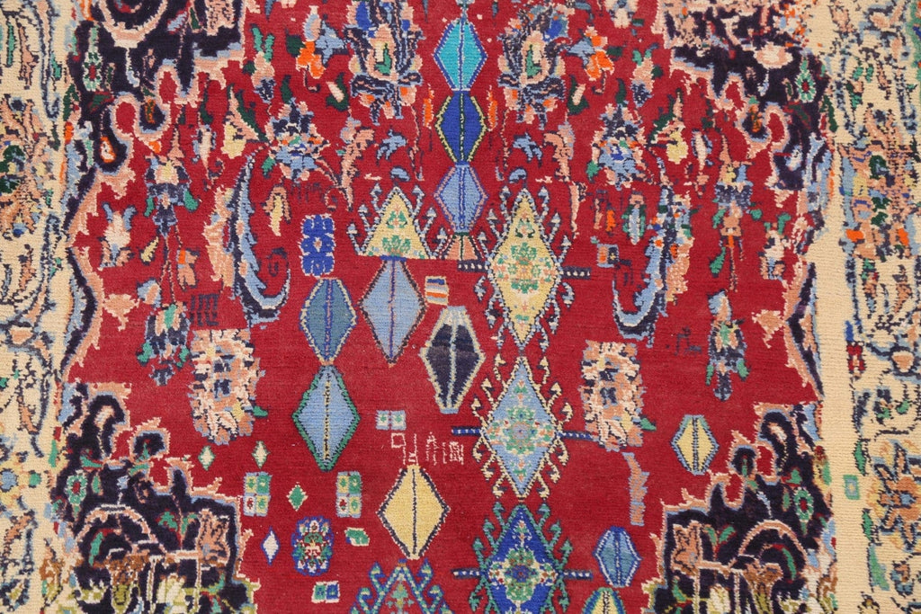 Vegetable Dye Gabbeh Kashkoli Persian Area Rug 4x7