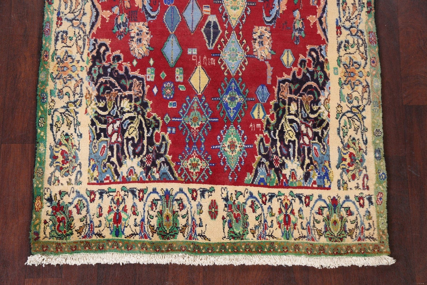 Vegetable Dye Gabbeh Kashkoli Persian Area Rug 4x7