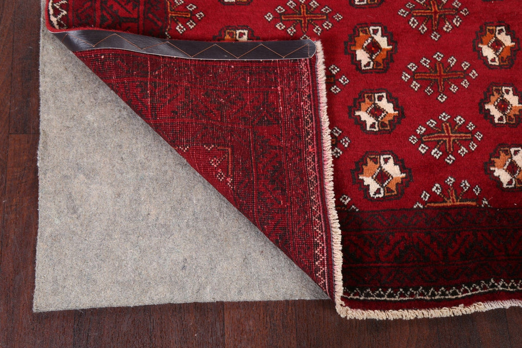 Red Balouch Persian Area Rug 4x8