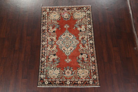 Antique Mahal Persian Area Rug 4x7