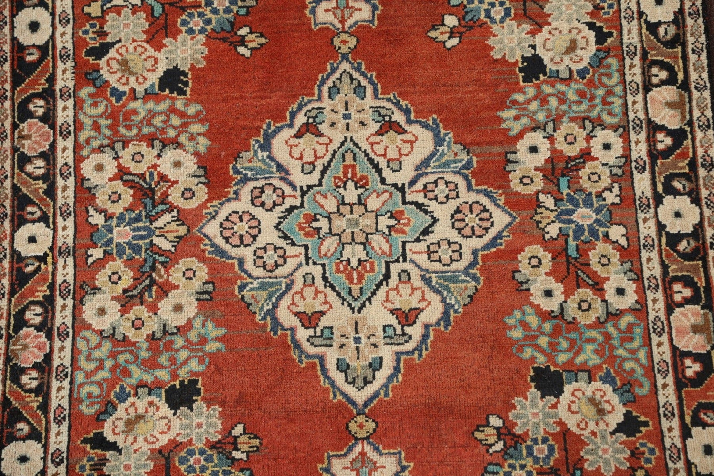 Antique Mahal Persian Area Rug 4x7