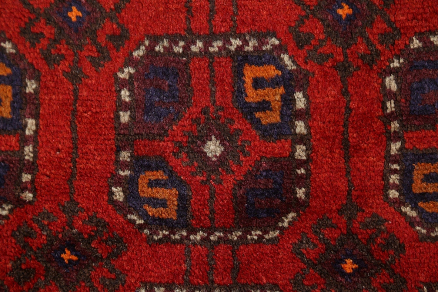 All-Over Red Balouch Persian Area Rug 4x8