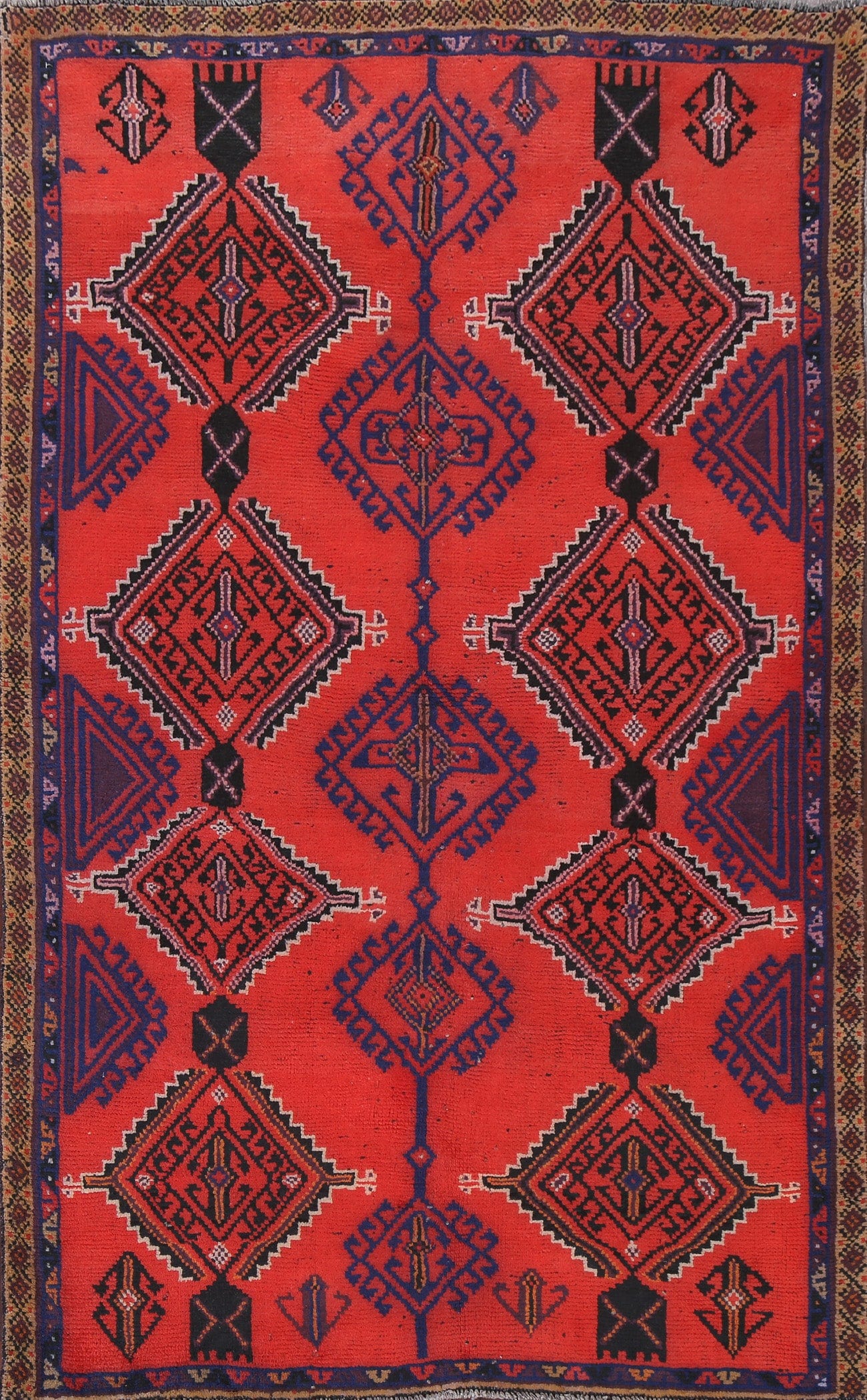 Geometric Shiraz Persian Area Rug 5x7