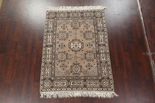 Geometric Kazak Handmade Rug 5x7