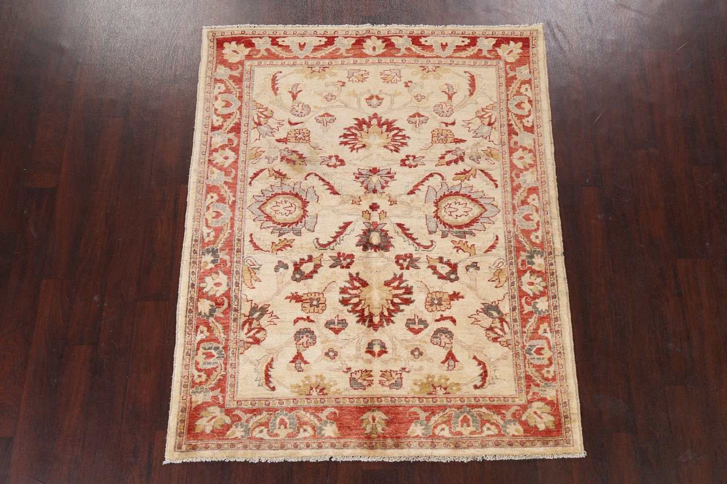 All-Over Peshawar Chobi Wool Area Rug 5x6