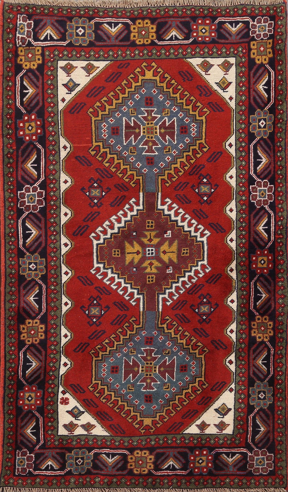 Tribal Balouch Persian Area Rug 4x7