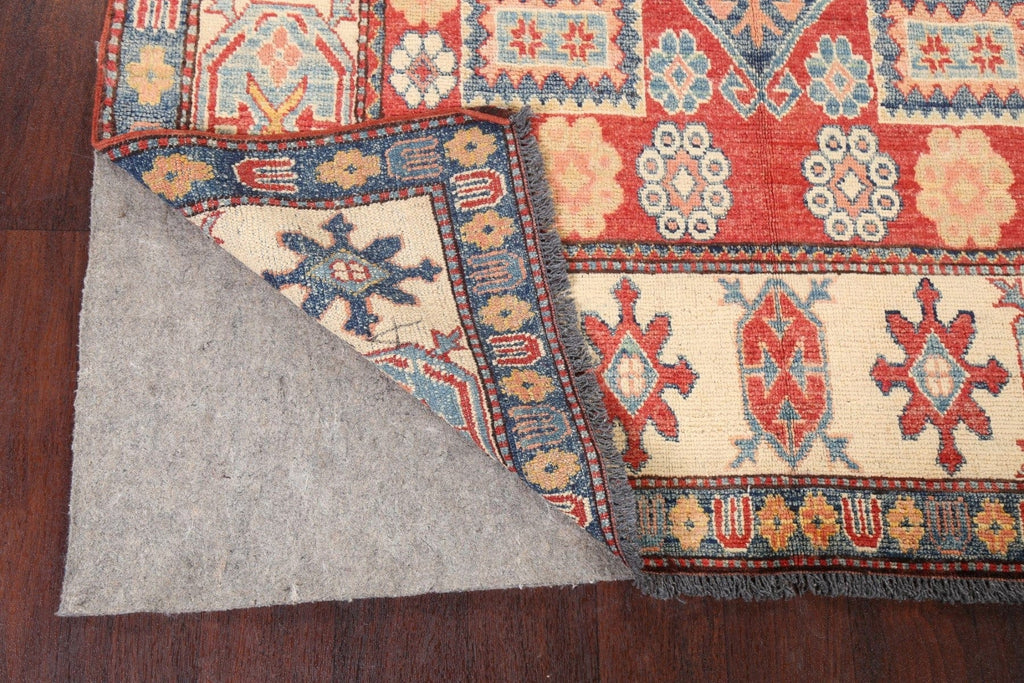 Geometric Kazak Oriental Area Rug 5x6