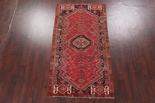 Antique Vegetable Dye Shiraz Persian Rug 4x8