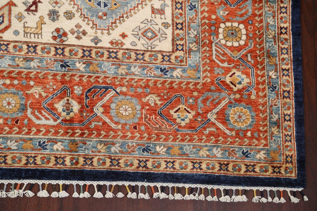 Vegetable Dye Yalameh Handmade Area Rug 10x13