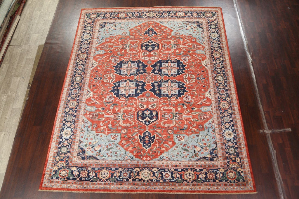 Vegetable Dye Heriz Serapi Oriental Area Rug 9x12