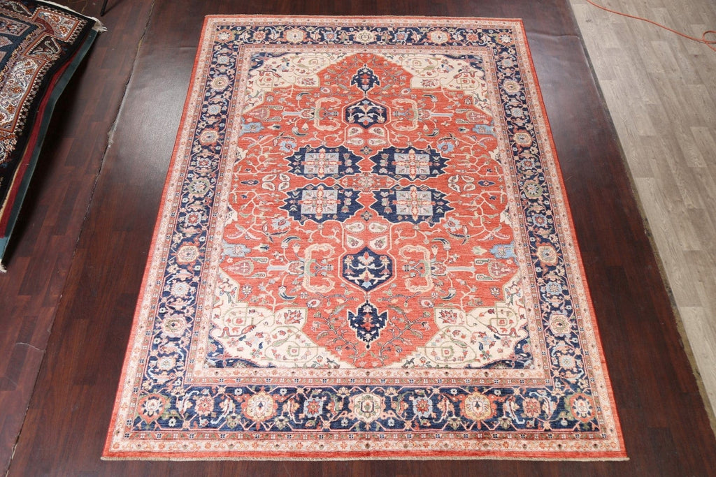 Vegetable Dye Heriz Serapi Oriental Area Rug 9x12