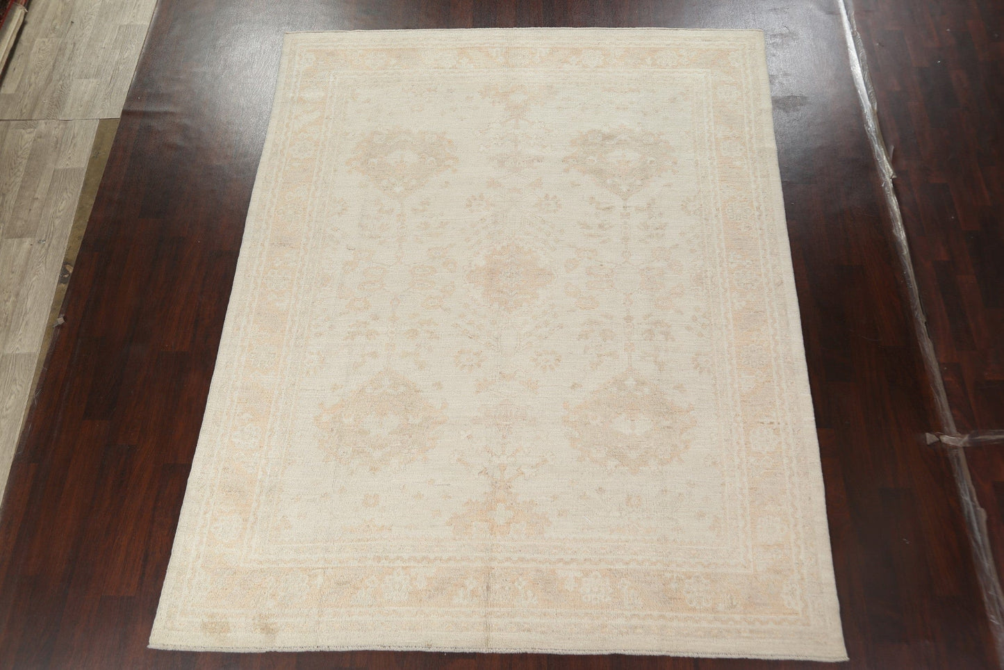 Vegetable Dye Muted Oushak Turkish Area Rug 8x10