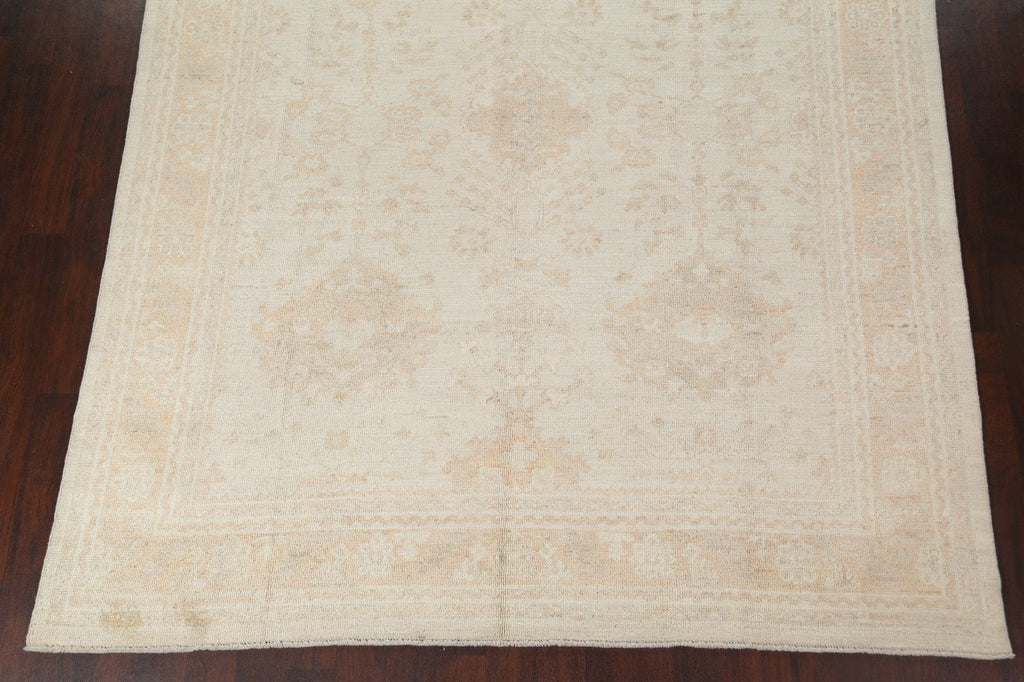 Vegetable Dye Muted Oushak Turkish Area Rug 8x10