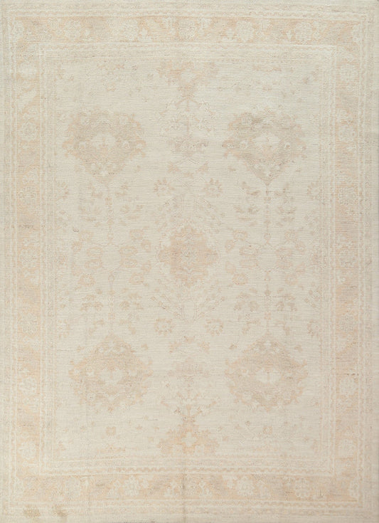 Vegetable Dye Muted Oushak Turkish Area Rug 8x10