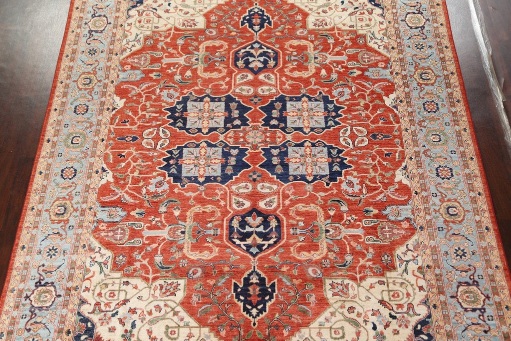 Vegetable Dye Heriz Serapi Area Rug 9x12