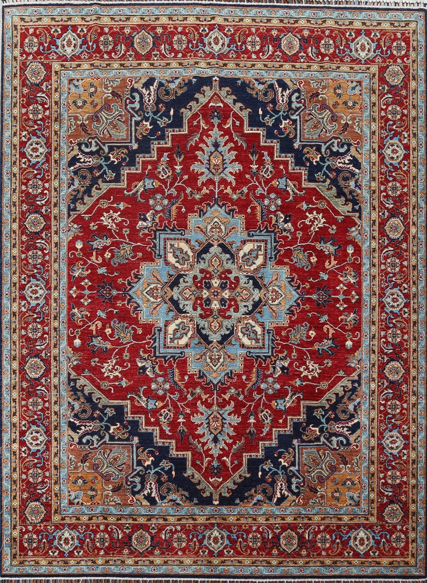 Vegetable Dye Heriz Serapi Oriental Area Rug 8x10