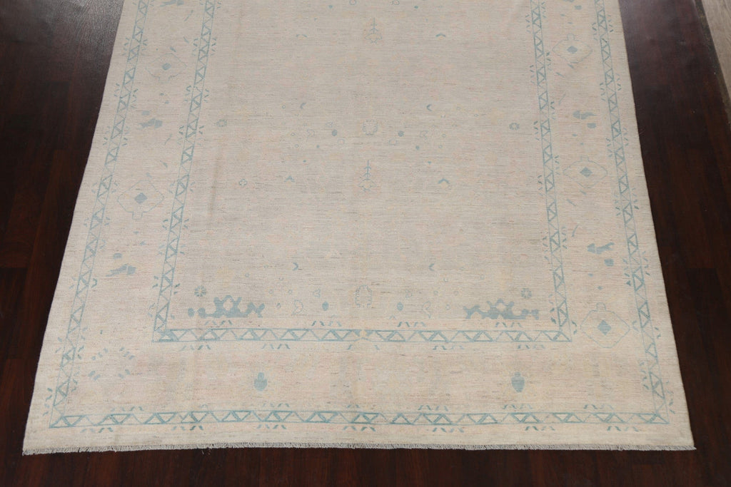 Vegetable Dye Muted Oushak Turkish Area Rug 8x10