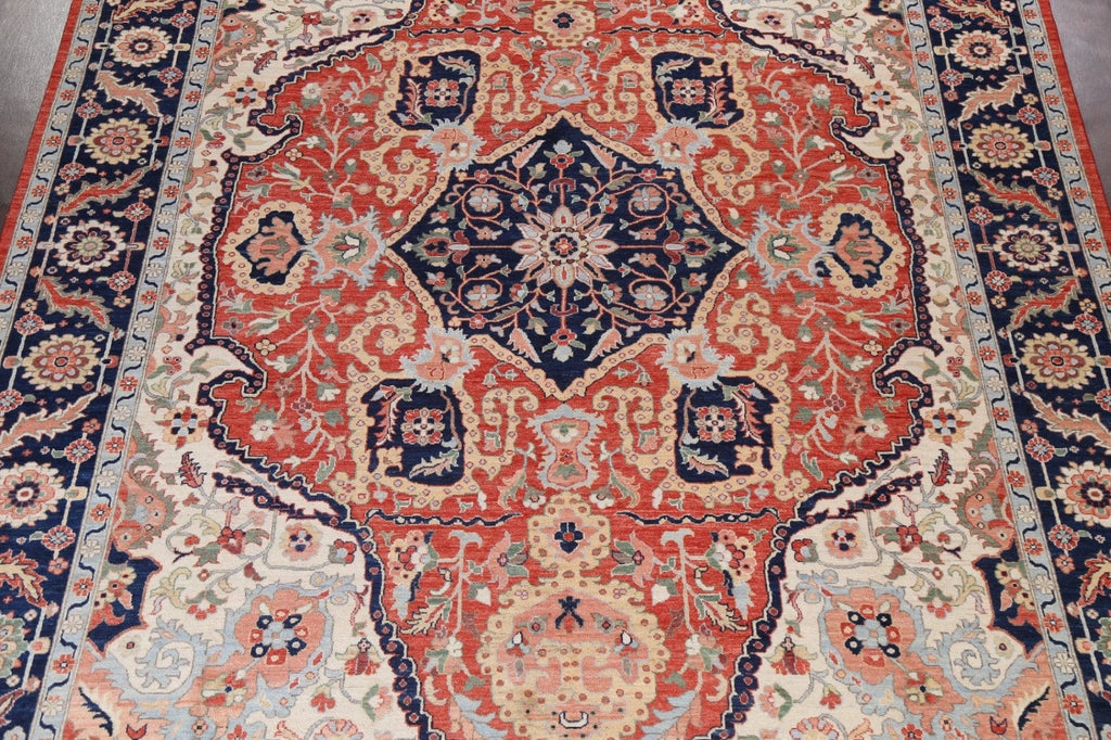 Vegetable Dye Heriz Serapi Oriental Area Rug 10x14