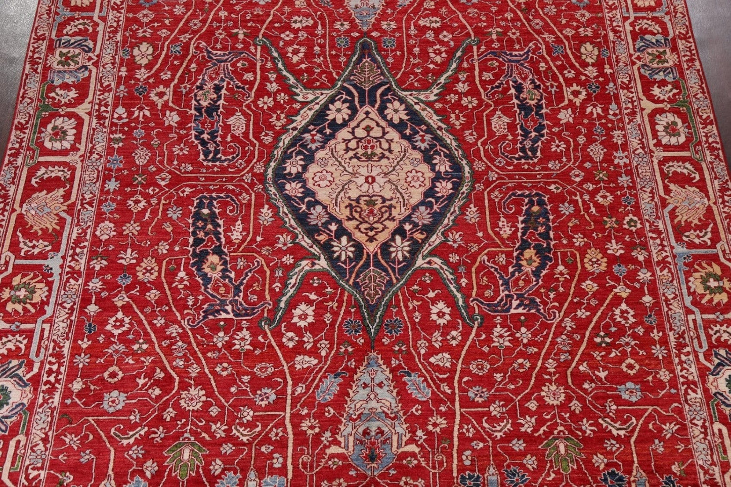 Vegetable Dye Heriz Serapi Oriental Area Rug 9x12