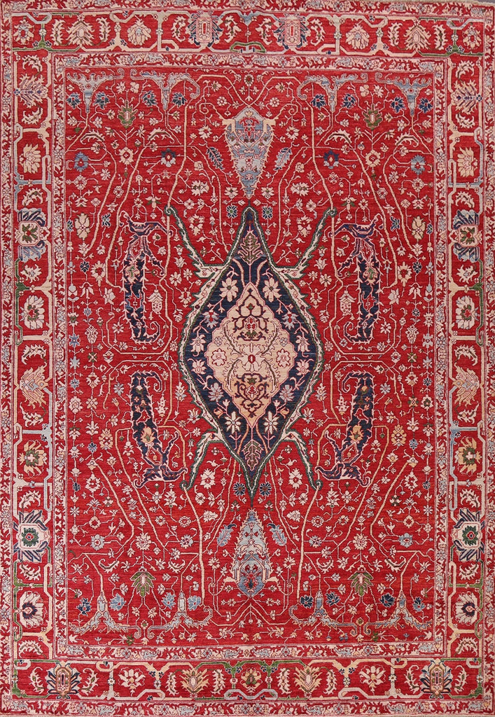 Vegetable Dye Heriz Serapi Oriental Area Rug 9x12