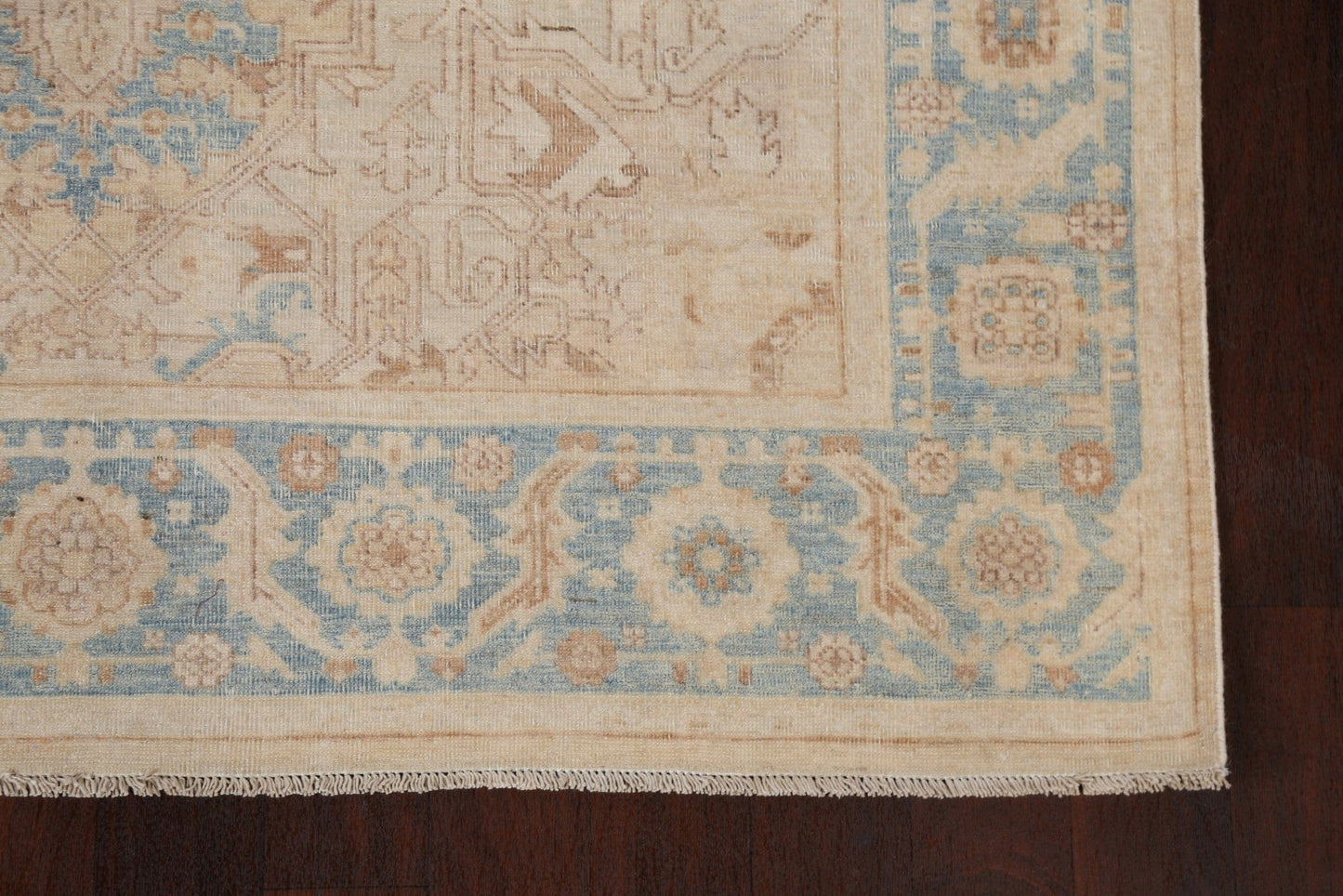 Vegetable Dye Muted Heriz Serapi Area Rug 6x9