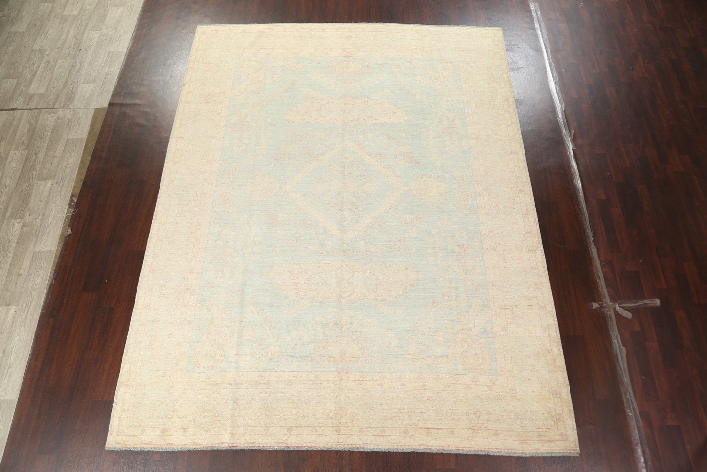 Vegetable Dye Muted Oushak Area Rug 9x12