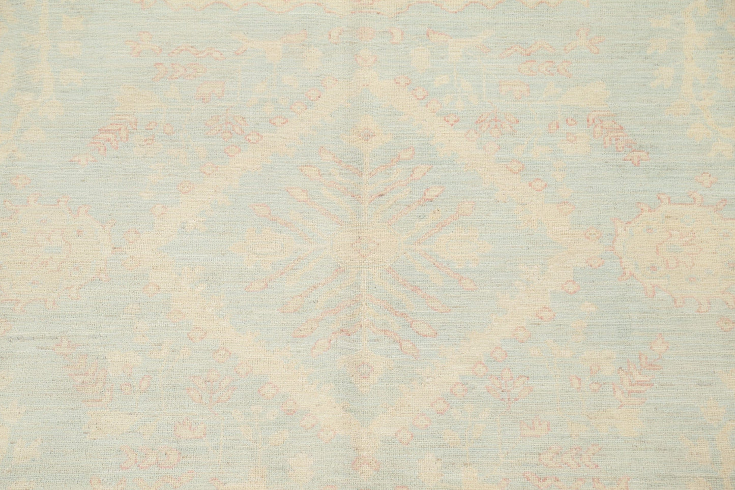 Vegetable Dye Muted Oushak Area Rug 9x12