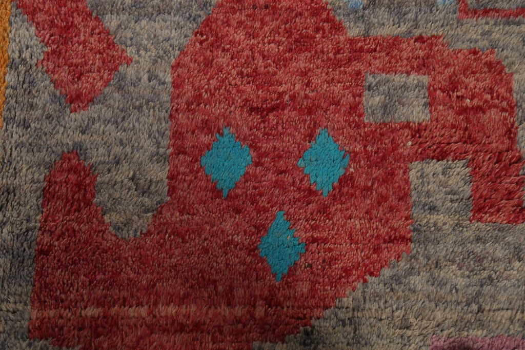 Abstract Moroccan Wool Area Rug 8x10