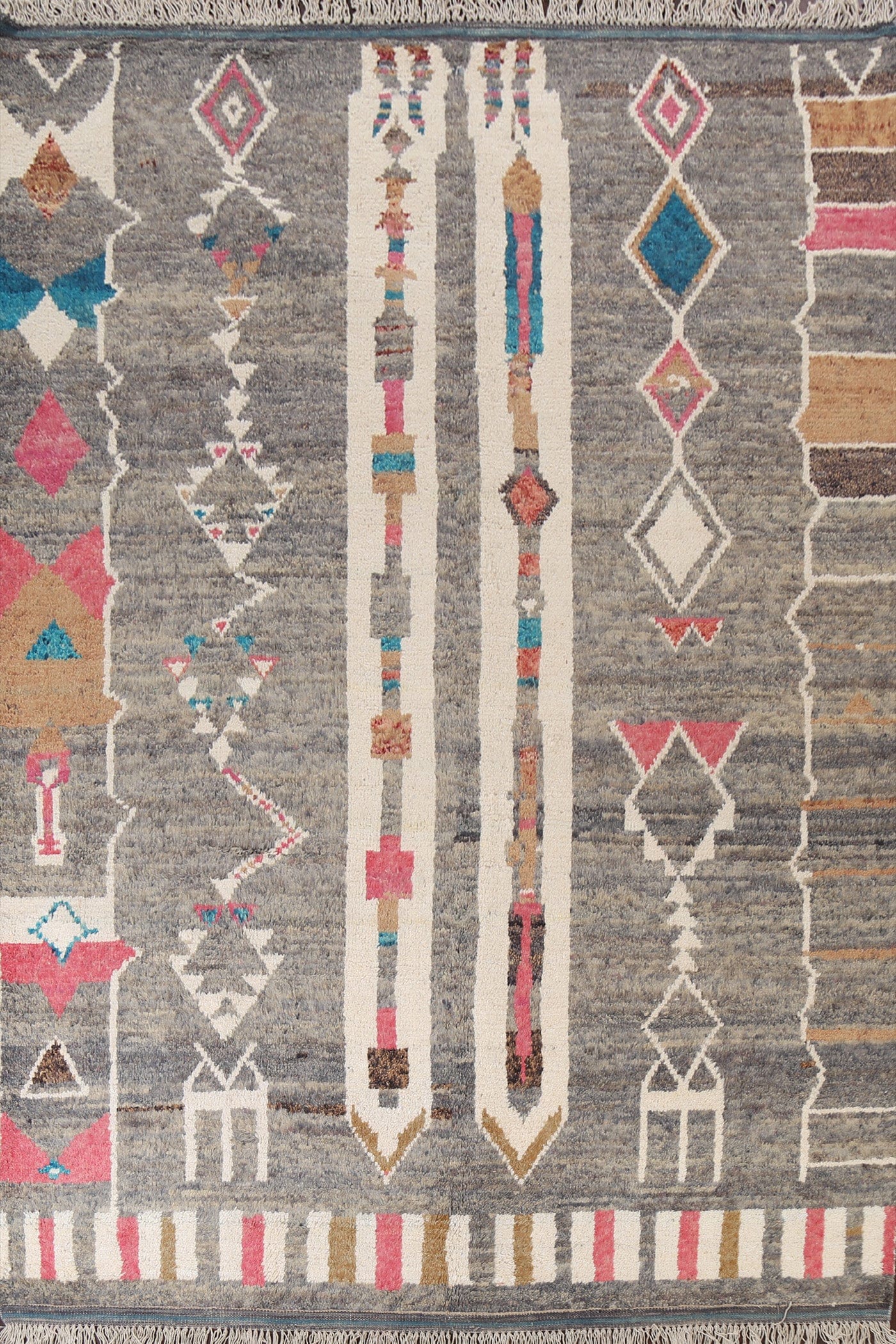 Tribal Moroccan Wool Area Rug 8x11