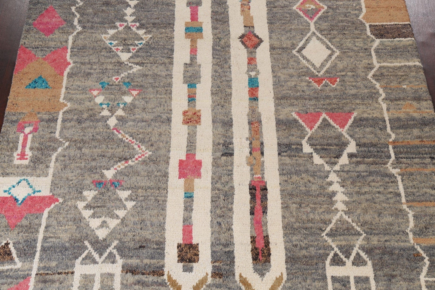 Tribal Moroccan Wool Area Rug 8x11