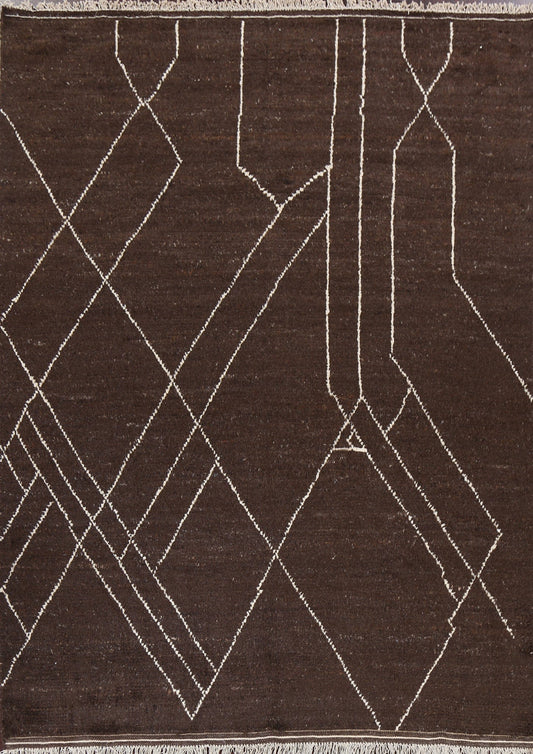Handmade Moroccan Wool Area Rug 8x11