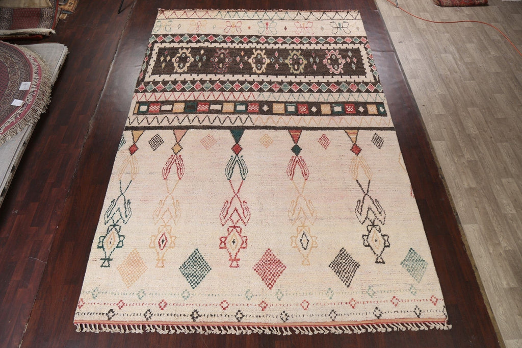 Handmade Moroccan Oriental Area Rug 10x14