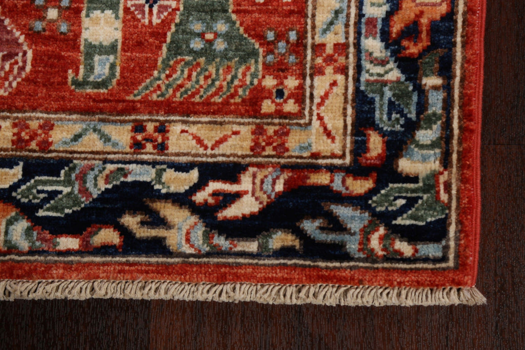 Vegetable Dye Heriz Serapi Wool Runner Rug 3x10