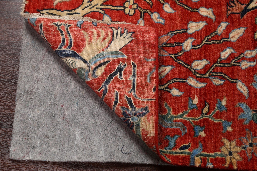 Vegetable Dye Tabriz Wool Runner Rug 3x17