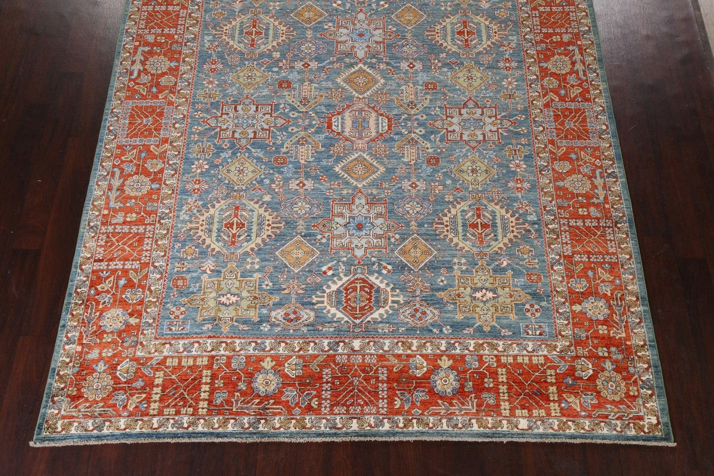 Vegetable Dye Heriz Serapi Wool Area Rug 8x10