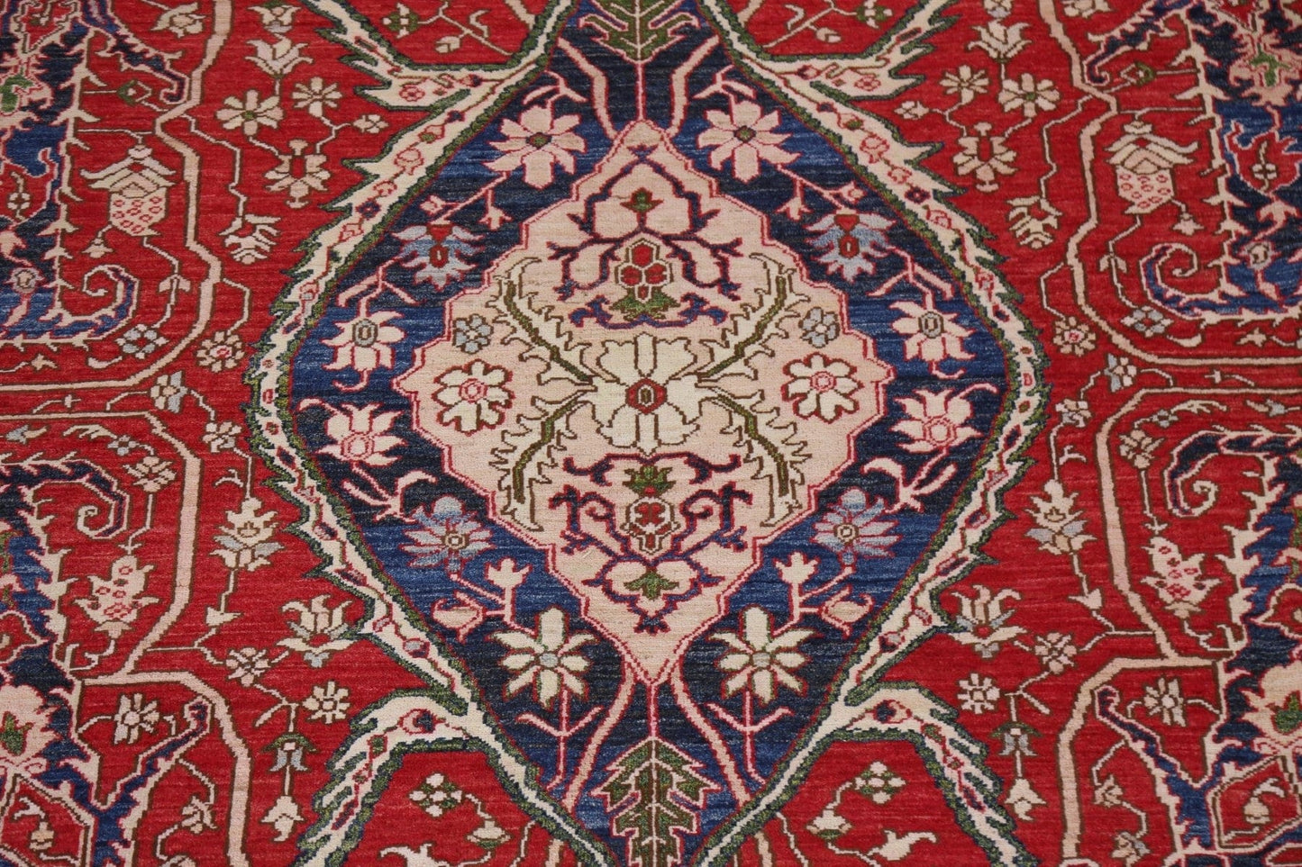 Vegetable Dye Heriz Serapi Oriental Area Rug 10x14