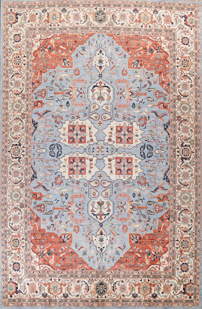 Vegetable Dye Heriz Serapi Wool Area Rug 10x14