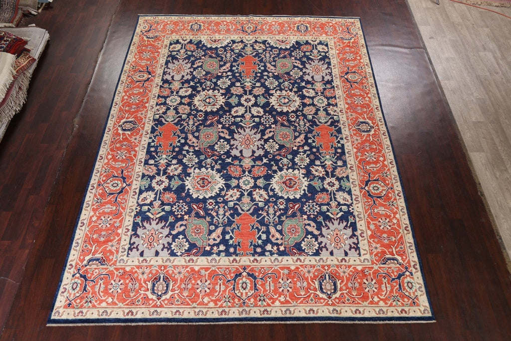 Vegetable Dye Heriz Serapi Handmade Area Rug 9x12