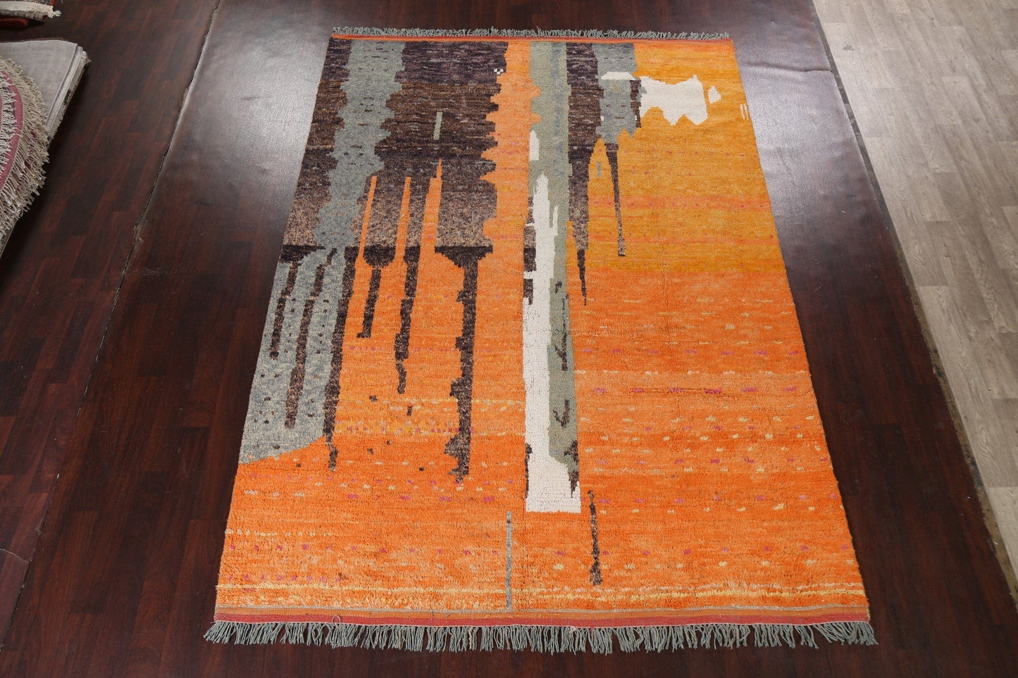 Handmade Moroccan Abstract Area Rug 8x11