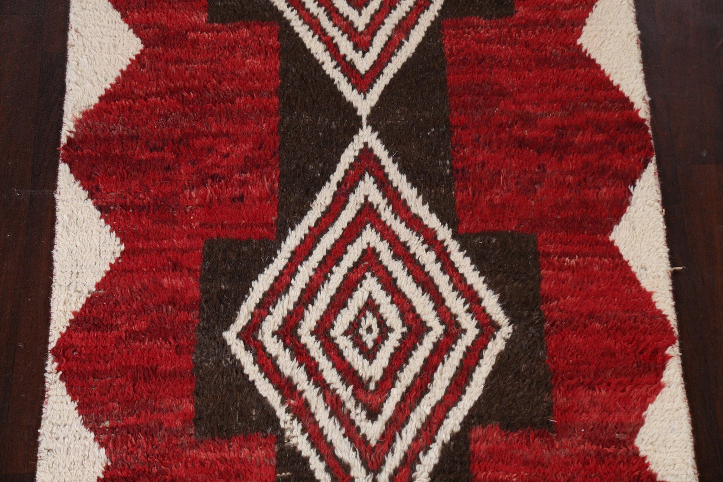 Tribal Moroccan Wool Area Rug 4x6