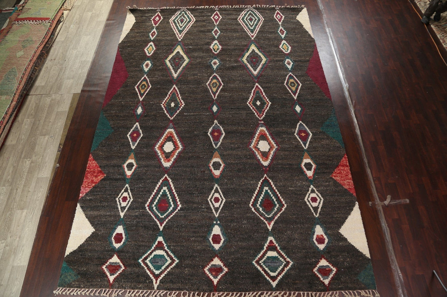 Wool Tribal Moroccan Handmade Rug 10x15