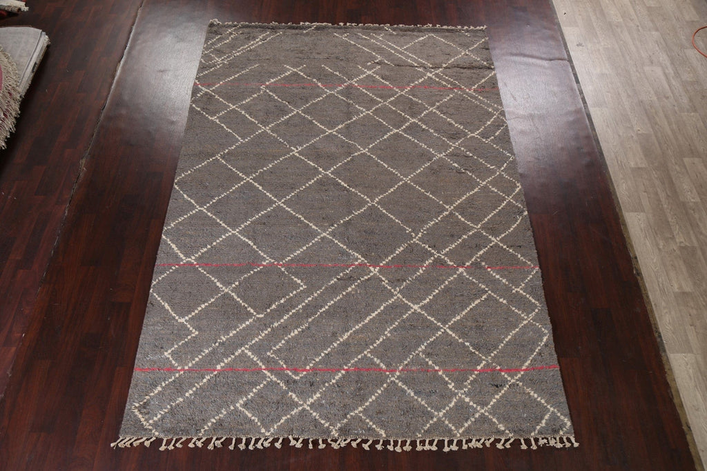 Trellis Moroccan Handmade Area Rug 8x11