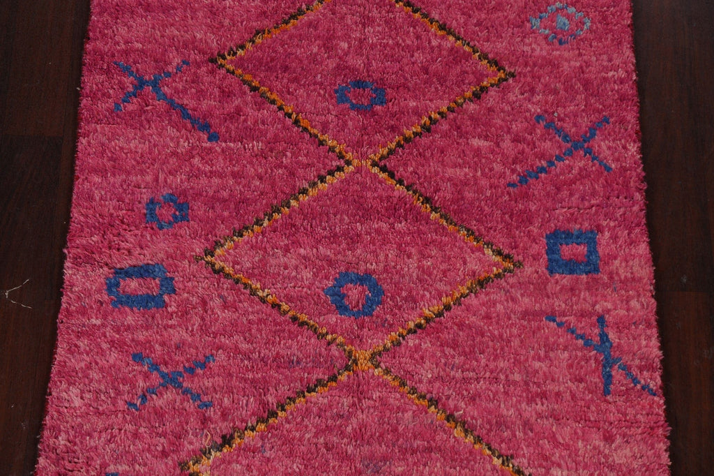 Tribal Moroccan Handmade Area Rug 4x7