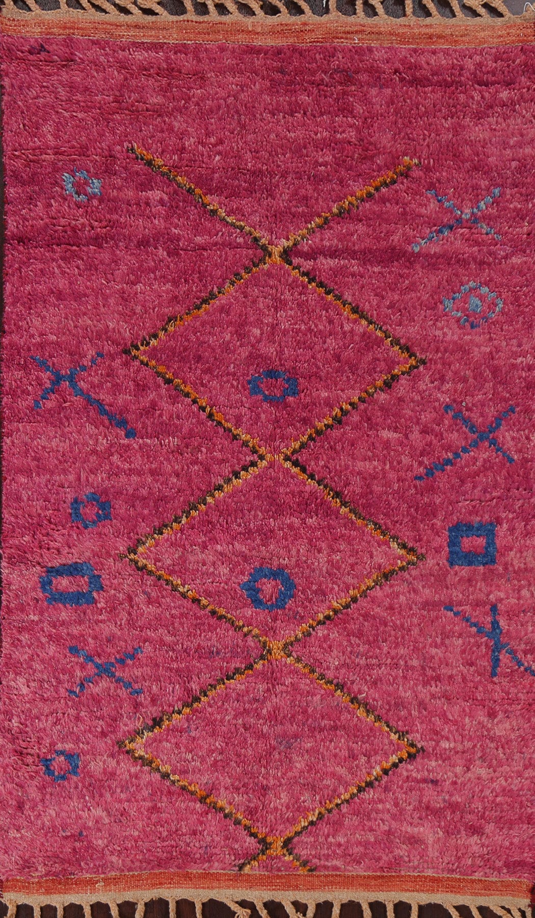 Tribal Moroccan Handmade Area Rug 4x7