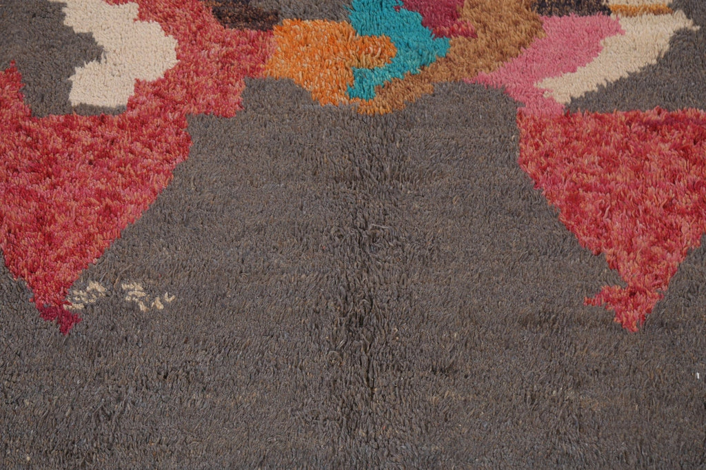 Abstract Moroccan Wool Area Rug 8x11