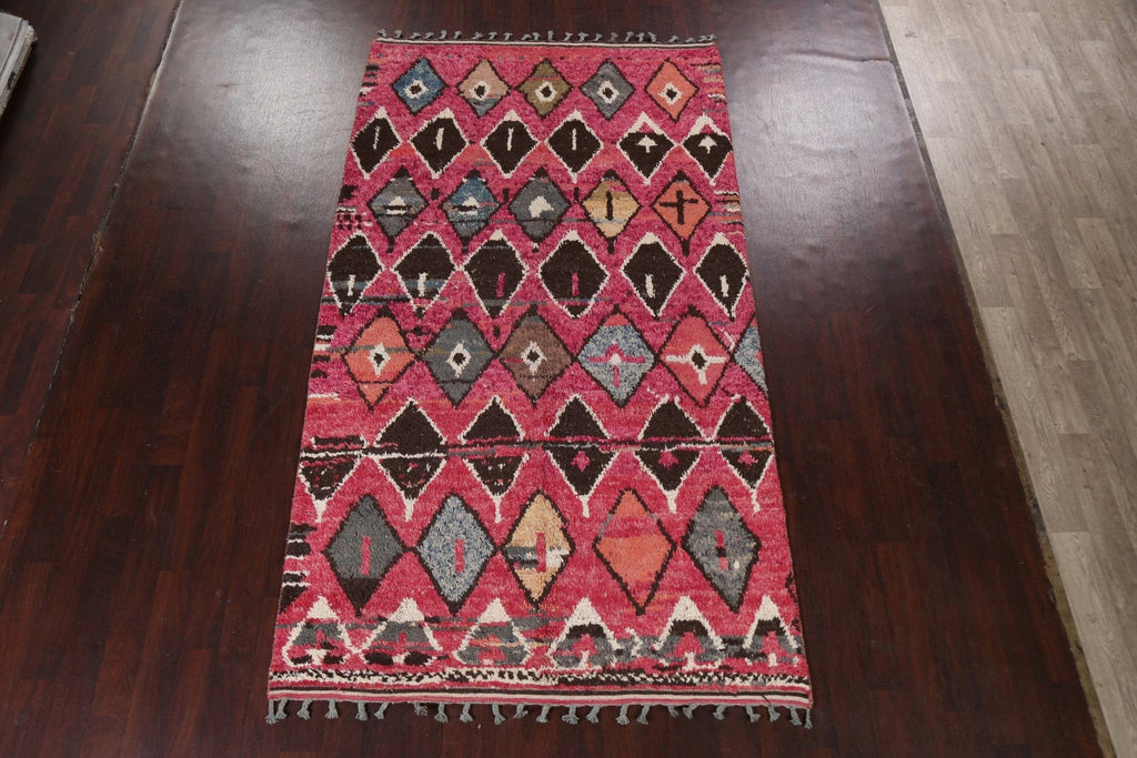 Trellis Moroccan Wool Area Rug 6x11