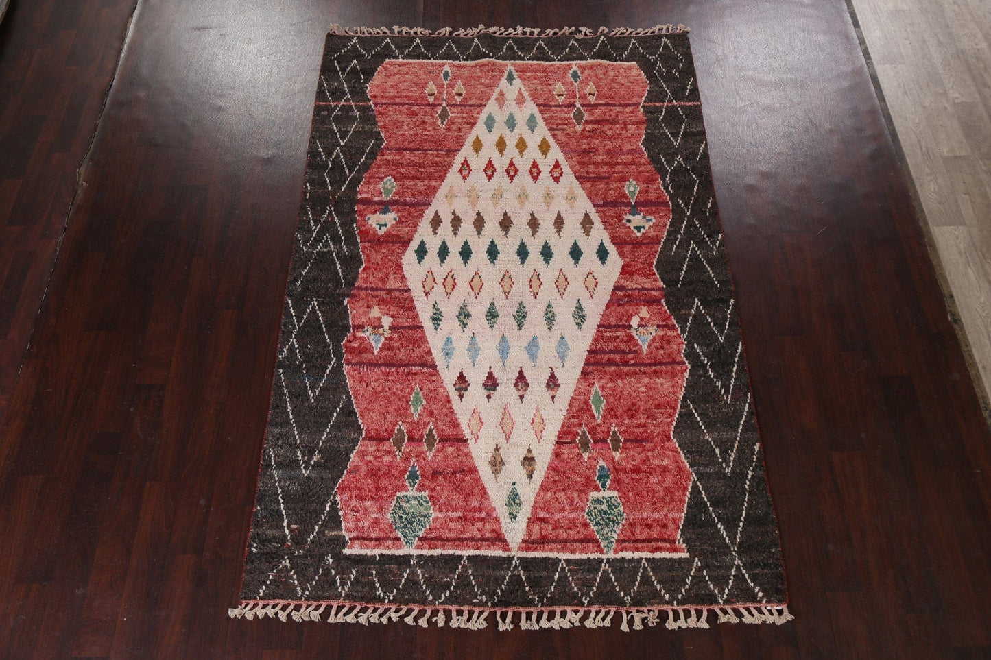 Tribal Moroccan Oriental Area Rug 6x9